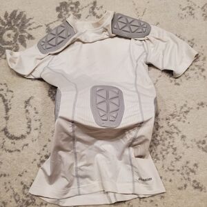 Addidas Youth XL Intergrated Padded Football Shirt